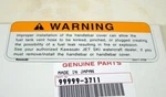 Qty Kawasaki Warning Label JH1100 Zxi 1996-1999 99999-3711 New. Price: $24.99.