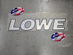 Lowe Boat Raised Decal 2256386 20 1/2 X 1/4 Inch Black Silver New. Price: $97.00.