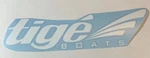 Tige Boats Logo Die Cut Vinyl Decal High Quality Outdoor Sticker Fishing Wake New. Price: $5.50.