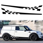 Tomall 1 Pair 77.2'' Racing Checkered Flag Side Stripe Decals Compatible With Mi New. Price: $28.74.