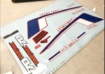 1986 Decals Stickers Fourtrax 4 Wheeler Remanufactured. Price: $51.09.