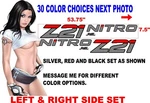 Nitro Z21 Xl Boat Hull Replacement Decals Bass 30 Color Choices New. Price: $88.00.