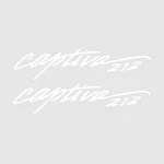Rinker Boat Brand Decal VS810402-10-212 Captiva White (pair) New. Price: $50.24.