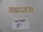 Ranger 361 Xt Decal 3/4" 5/8" 7604627 Silver & Black Marine Boat New. Price: $14.95.