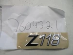 Ranger Z118 Raised Decal 1/4" X 1" Black & Silver 7604321 Marine Boat New. Price: $19.95.