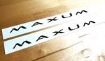 Maxum Boat Trailer Decals Stickers 24 (2) Gloss Black Fast Usa New. Price: $39.22.