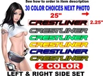Crestliner Boats Decals 30 Color Options Message For Other Sizes New. Price: $48.00.
