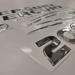 Replacement Decal Set Fits Mercury Verado 200- Chrome 3D Raised Domed Stickers New. Price: $199.95.