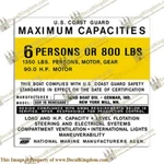 Lund Boat Capacity Plate Decal (multiple Styles) 3M Marine Grade New. Price: $34.99.