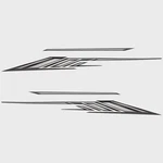 Lowe Boat Graphic Decals 2317180 Gray Hull Stickers (set Of 4) New. Price: $111.20.