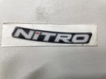 Tracker 182749 1/2" X 5/8" Raised Gray Black Nitro Decal Marine Boat New. Price: $15.96.