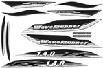 Decal Kit For Yamaha Waverunner FX140A Jet Ski Graphic 2002-2004 Bk New. Price: $174.95.