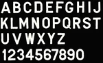 Seachoice 74551 Gothic Letter-white E-10PACK New. Price: $30.43.