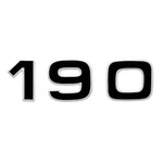 Ranger Boat Raised Decal 190 Black Sticker New. Price: $10.98.