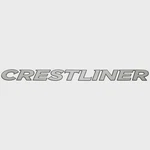 Crestliner Boat Brand Decal 032676-01 Silver Logo Sticker New. Price: $90.46.