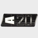Axis Boat Raised Emblem Decal 5974646 A20 Black Silver Sticker New. Price: $25.09.