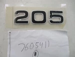 Ranger 205 Raised Decal 1/2" X 9/16" Black & White 7605411 Marine Boat New. Price: $19.95.