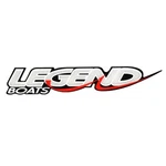 Legend Bass Boat Raised Decal 316255 9 3/8 X 5/8 Inch Black Silver New. Price: $30.13.