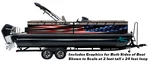 Vibrant Design American Flag Vinyl Decal Graphic Wrap Bass Boat Pontoon Fishing New. Price: $310.83.