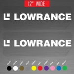 12" Lowrance Boat Outboard Motor Marine Decals Vinyl Stickers Pair Set Of New. Price: $23.99.