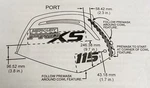 Quicksilver Mercury Emblem For Cowling Port & Rear Decals Only. See Photos! New. Price: $25.00.