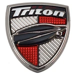 Triton Boat Raised Emblem Decal 200562 Red/silver/black Sticker New. Price: $45.14.