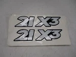 Ranger 21 X3 Raised Decal 10 1/2" Set Of (2) White 1944693 Boat New. Price: $29.95.