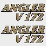 G3 Boat Brand Decals 73404536 Angler V172 Brown Sticker (set Of 2) New. Price: $30.12.
