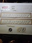Mercury Marine Mercruiser Nos Oem Quicksilver 4-CYCLE Decal Set, 37-883592A06 New. Price: $95.00.