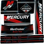 Mercruiser Decals Sticker Set Fits For Bravo Two Stern Out Drive Engine Red New. Price: $21.50.