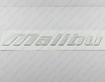 Malibu Boat Logo Chrome Raised Domed 3D Decals Stickers 20" X 3.5" 2PCS. New. Price: $65.55.