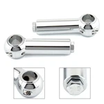 4" Handlebar Clamp Riser For Harley Davidson Cruisers Choppers Chrome New. Price: $31.05.