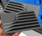 Metal American Flag Emblem Black Decal,for Car, Truck New. Price: $14.37.