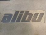 "malibu" Emblem - Charcoal ("alibu" Only) New. Price: $100.00.