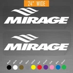 24" Mirage Boat Outboard Motor Marine Decals Vinyl Stickers Pair Set Of New. Price: $37.99.