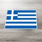 Fade Proof Greek Flag Sticker Greece Decal Hellas Aegean Blue 1.5" - 25" New. Price: $28.99.