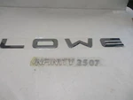 Sharpline Lowe Infinity 2507 Raised Emblem Decal Silver 2129974 Marine Boat New. Price: $229.95.