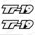 Fits Triton TR-19 Boat Logo Decals (set Of 2) New. Price: $49.95.