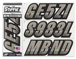 Stiffie Techtron TT21 Boat Pwc Letter Number Decal Registration Charcoal Black New. Price: $23.95.