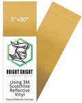 Bright Knight Decals Gold Reflective Vinyl Motorcycle Helmet Stick... New. Price: $42.81.