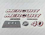 Mercury 40 Hp Four Stroke Efi 2006-2010 Set Outboard Engine Decals Sticker New. Price: $48.13.