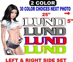 Lund Boat Decals Hull 30 Color Choices Message For Other Options New. Price: $34.00.