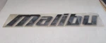 Malibu Raised Decal 42 3/4" X 8" Geometric Black & Orange 5992990 Boat New. Price: $149.95.
