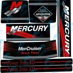 Mercruiser Bravo 3 Outdrive Red Decal Sticker Kit New. Price: $25.50.