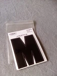 Lot 10 Hardline Self Adhesive Boat Sticker 3" Black Waterproof 3SCBPM New. Price: $12.99.