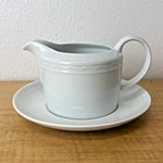 Gravy Boat & Underplate Set Palazzo Crate Barrel Discontinued Used. Price: $66.99.