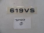 Ranger 619VS Raised Decal 1/4" X 1/2" 7604658 Black & White Marine Boat New. Price: $24.95.