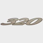 Cruisers Boat Model Decal Sticker V2084900 320 Express Gray Pewter New. Price: $25.09.
