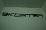 Used Factory "skeeter" Boat 22.5" Stickers Decal Chrome. Price: $25.00.