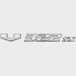 Suncatcher Boat Raised Decal Sticker 73405515 V322 Ss Silver New. Price: $115.65.
